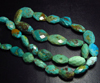 252 Ctw - Full Strand - Natural ARIZONA - Tourquise - Huge Size 10 - 24 mm Faceted Nuggest Gorgeous Sparkle Old Looking Nice Pattern